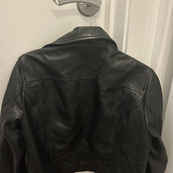 Zara leather moto jacket - Picture 5 of 6